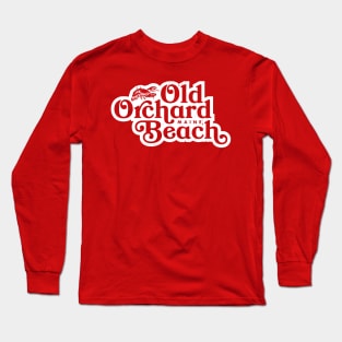 Vintage Old Orchard Beach Maine Lobster Long Sleeve T-Shirt